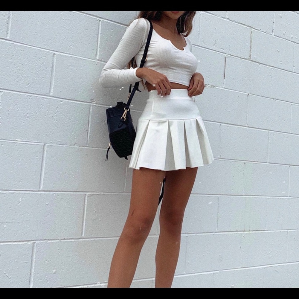 Lioness Rescue Me pleat mini skirt